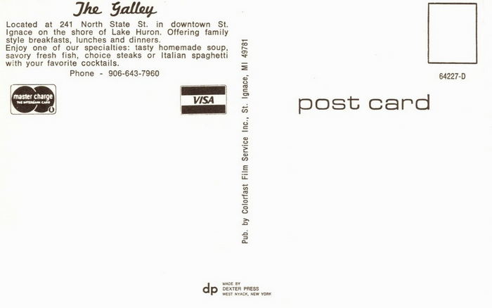 The Galley - Old Postcard (newer photo)